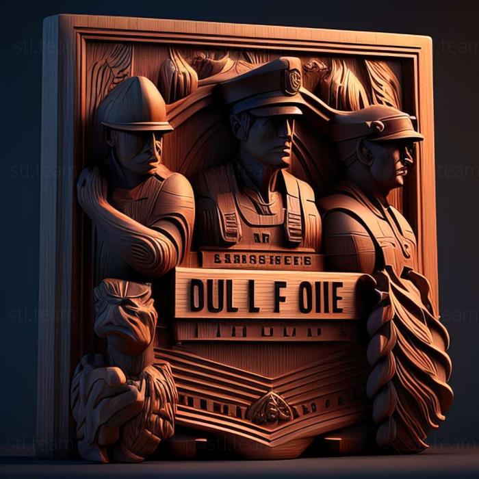 3D model The Rule of Law Police Stories game (STL)